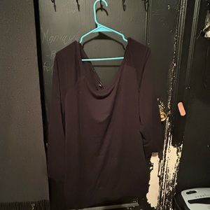 Black off the shoulder sweater 5x